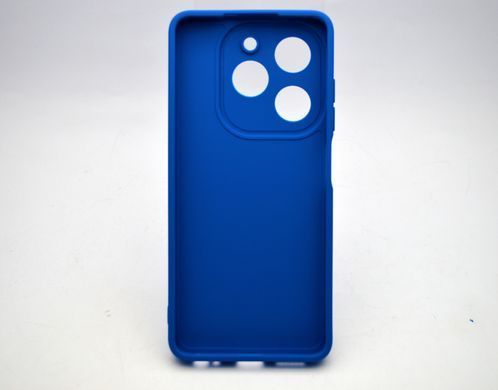 Чохол накладка Silicon Case Full Camera Infinix Smart 8/Smart 8 HD/Hot 40i/Smart 8 Plus Синій