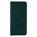 Кожаный чехол-книжка Business Leather для Samsung A02s Green