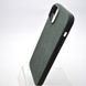 Чехол накладка Silicon Case FiveWoven с MagSafe для iPhone 15 Plus Ever Green