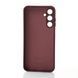 Чехол накладка Silicon Case Full Camera Galaxy A25 5G Samsung A256 Bordo/Бордовый