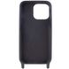 Чехол накладка TPU Cord со шнурком California для iPhone 13 Black