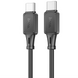 Кабель Hoco X101 Type-C to Type-C silicone 1m Black
