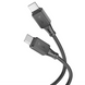 Кабель Hoco X101 Type-C to Type-C silicone 1m Black