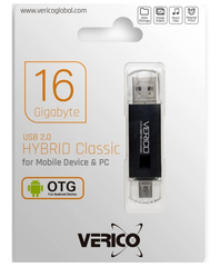 Флеш-драйв (флешка) Verico USB 16Gb Hybrid Classic