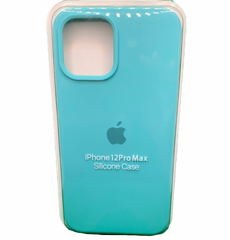 Чехол накладка Silicon Case для iPhone 12 Pro Max Azure