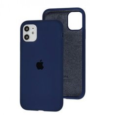 Чехол накладка Silicon Case для iPhone 11 Pro 5.8" Midnight Blue Original