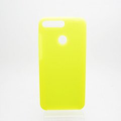 Чехол накладка Silicon Cover for Huawei Y6 2018 Light Green Copy