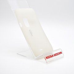Чехол накладка Silicon Cover Original CC-1001 для Nokia E7 White