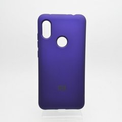 Чехол матовый Silicon Case Full Protective для Xiaomi Redmi Note 6 Pro (Violet)