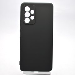 Чехол накладка Silicon Case Full Camera для Samsung A536 Galaxy A53 Black/Черный