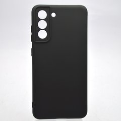 Силіконовий чохол накладка Silicone Case Full Camera Lakshmi для Samsung G990 Galaxy S21 FE Black/Чорний
