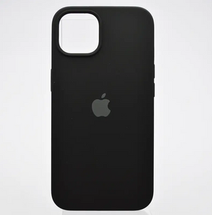Чехол накладка Silicone Case Full cover для Apple iPhone 13 Черный