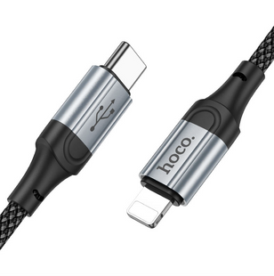 Кабель Hoco X102 Fresh Type-C to lightning 1m Black