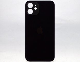 Задня кришка Apple iPhone 12 Black Original (з великим отвором під камеру)