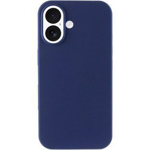 Чохол накладка Silicon Case Full Cover для Apple iPhone 16 Deep Navy