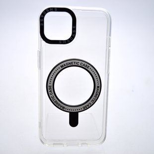 Чехол накладка с MagSafe Colored Ring Case для Apple iPhone 13 Black