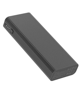 Зовнішній акумулятор Power Bank Hoco J54 10000mAh з LED ліхтариком Grey (Сірий)