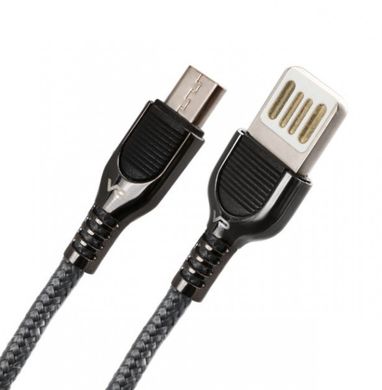 Зарядний кабель USB Veron MV01 (Micro) (1m) Gray