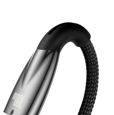 Кабель Baseus Glimmer Series USB to Type-c 100W 1M Black CADH000401