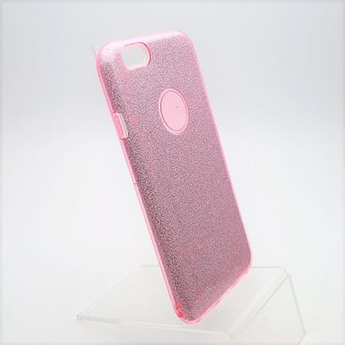 Чохол силіконовий з блискітками TWINS для iPhone 6 Pink