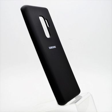 Чехол накладка Silicon Cover for Samsung G965 Galaxy S9 Plus Black Copy