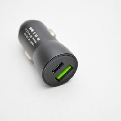 Автомобильное зарядное устройство Veron Car Charger H-406D QC3.0 3.1A (USB+Type-C)