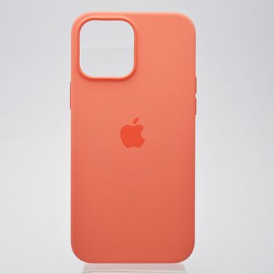 Чехол накладка Silicone Case Full Cover с MagSafe Splash Screen для iPhone 13 Pro Max Pink Pomelo