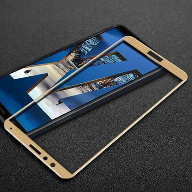 Защитное стекло Huawei Honor 7X Full Screen Triplex Глянцевое Gold тех. пакет