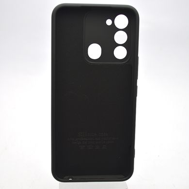 Чохол накладка Silicone Case Full Camera для Tecno Spark GO 2022/Spark 8C Black/Чорний