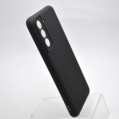 Силіконовий чохол накладка Silicone Case Full Camera Lakshmi для Samsung G990 Galaxy S21 FE Black/Чорний