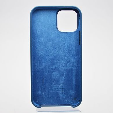 Чехол накладка Silicon Case для iPhone 12/iPhone 12 Pro Azure/Синий