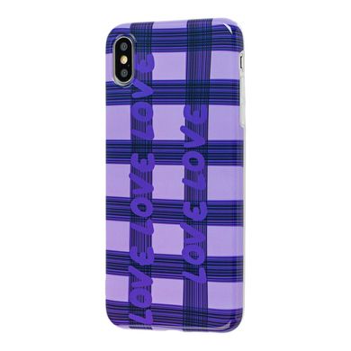 Чохол накладка Violet glossy case (TPU) для iPhone XR