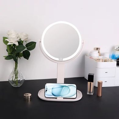 Дзеркало для макіяжу з LED підсвіткою DC007 White (Білий)