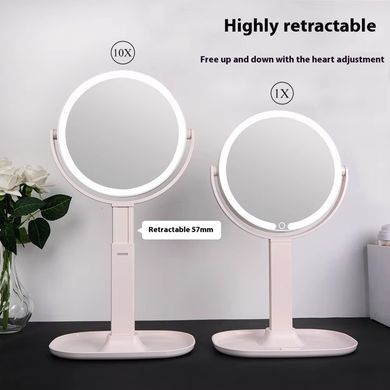 Дзеркало для макіяжу з LED підсвіткою DC007 White (Білий)