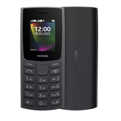 Телефон NOKIA 106 DS 2023 Charcoal, Черный