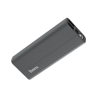 Внешний аккумулятор Power Bank Hoco J54 10000mAh с LED фонарем Grey (Серый)