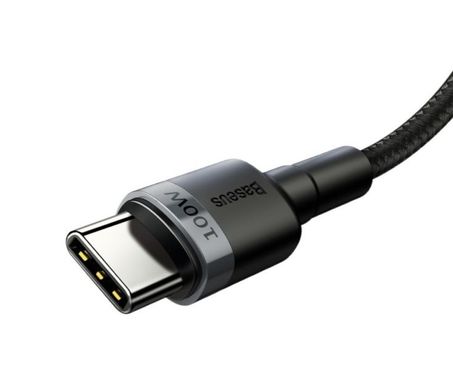 Кабель Baseus Glimmer Series USB to Type-c 100W 1M Black CADH000401, Чорний