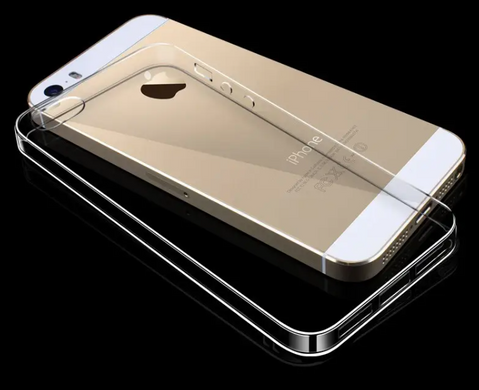 Чехол силиконовый защитный Veron TPU Case для iPhone 5/5s/SE Прозрачный