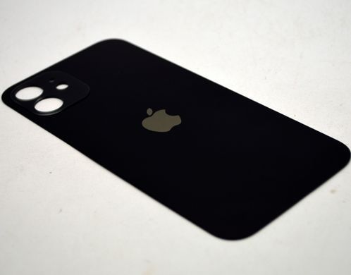 Задня кришка Apple iPhone 12 Black Original (з великим отвором під камеру)
