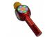 Мікрофон колонка караоке з світломузикою Bluetooth WS-1816 Red