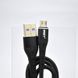 Кабель ANSTY S-033-A Zinc-Nylon Micro USB QC 5A 1M Black