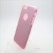 Чохол силіконовий з блискітками TWINS для iPhone 6 Pink