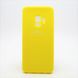 Матовый чехол New Silicon Cover для Samsung G960 Galaxy S9 Yellow Copy
