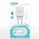 Мережевий зарядний пристрій ANSTY C-030-A with Micro USB cable 2.4A 1 USB Білий