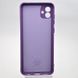 Силиконовый чехол накладка Silicon Case Full Camera Lakshmi для Samsung A045 Galaxy A04 Purple/Фиолетовый