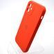 Силиконовый чехол накладка Silicon Case Full Сamera для iPhone 12 Red