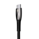 Кабель Baseus Glimmer Series USB to Type-c 100W 1M Black CADH000401