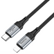 Кабель Hoco X102 Fresh Type-C to lightning 1m Black