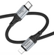 Кабель Hoco X102 Fresh Type-C to lightning 1m Black