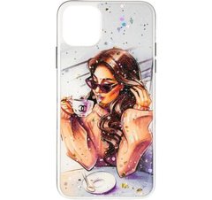 Чехол накладка TPU Girls Case New для iPhone 11 Pro Max 6.5'' №2 (Girl in glasses)